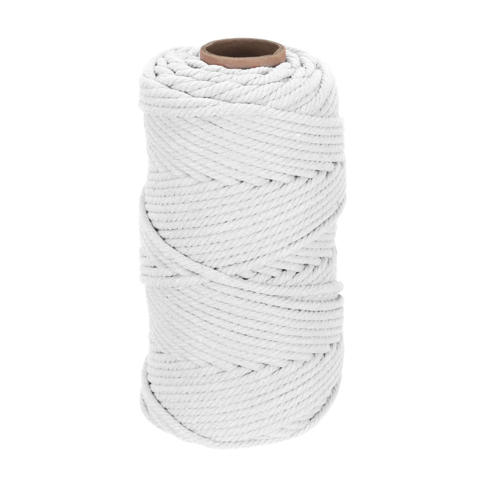 DMiotech 5mm x 100M (109 Yard) White Natural Cotton Macrame Rope