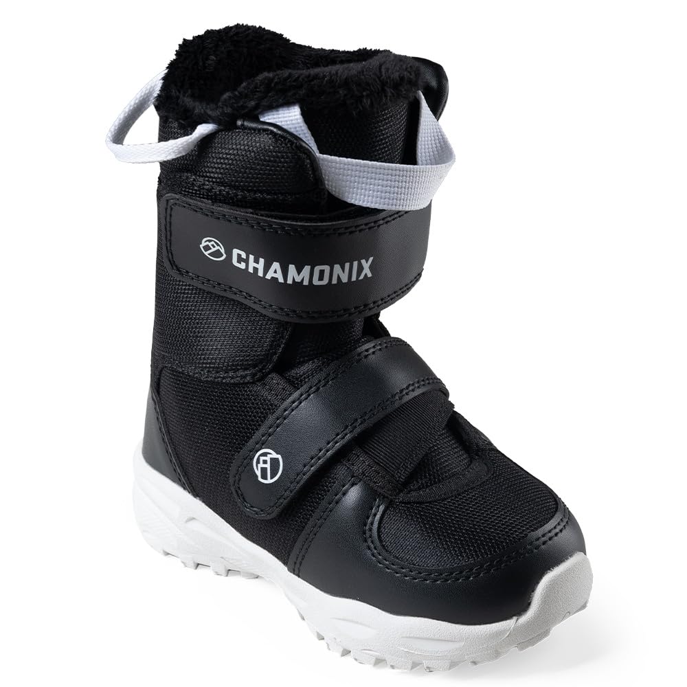 Chamonix Caden Youth Snowboard Boots, Black, 2