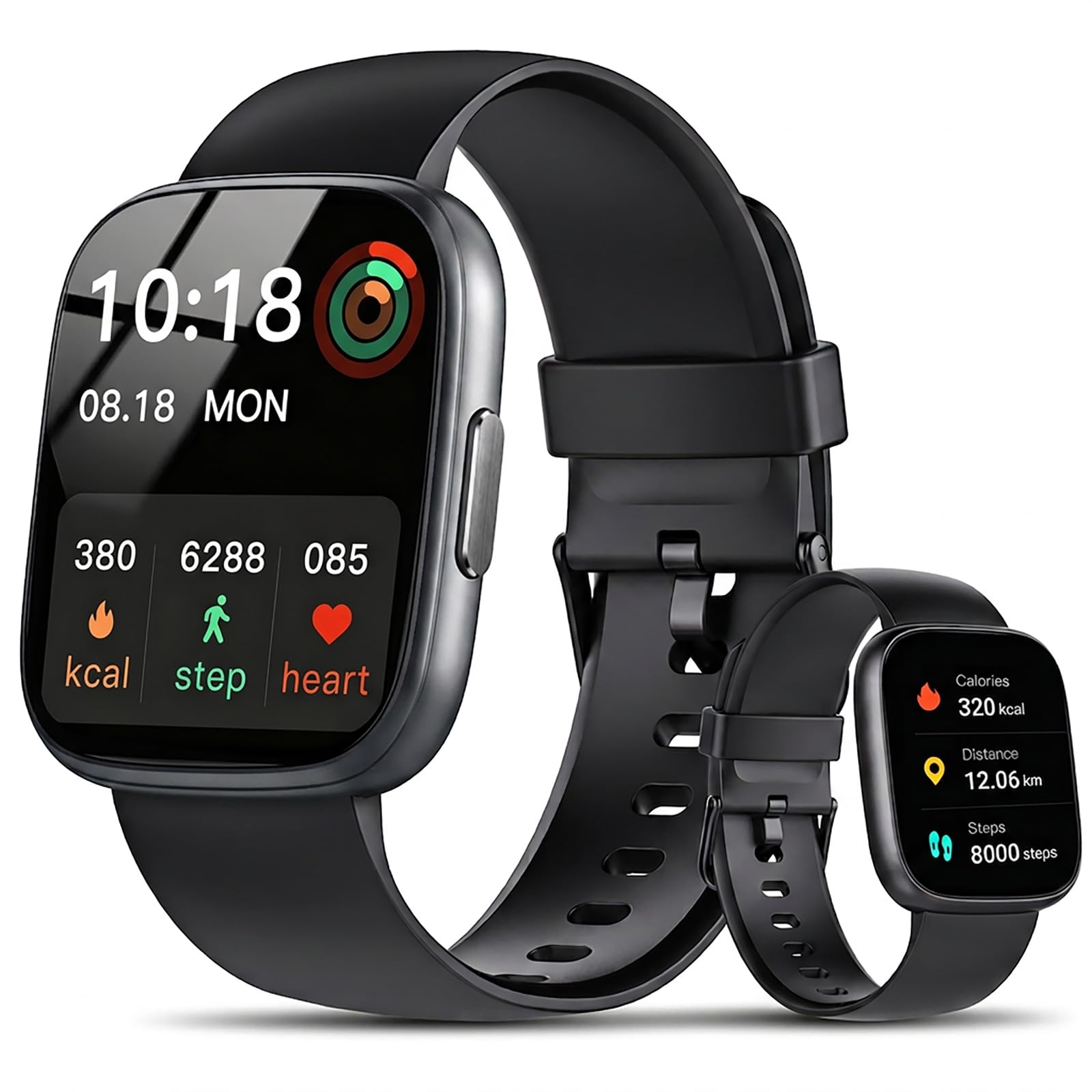 Reloj Inteligente Mujer Hombre con Llamadas Bluetooth, 1.95″ HD Smartwatch
