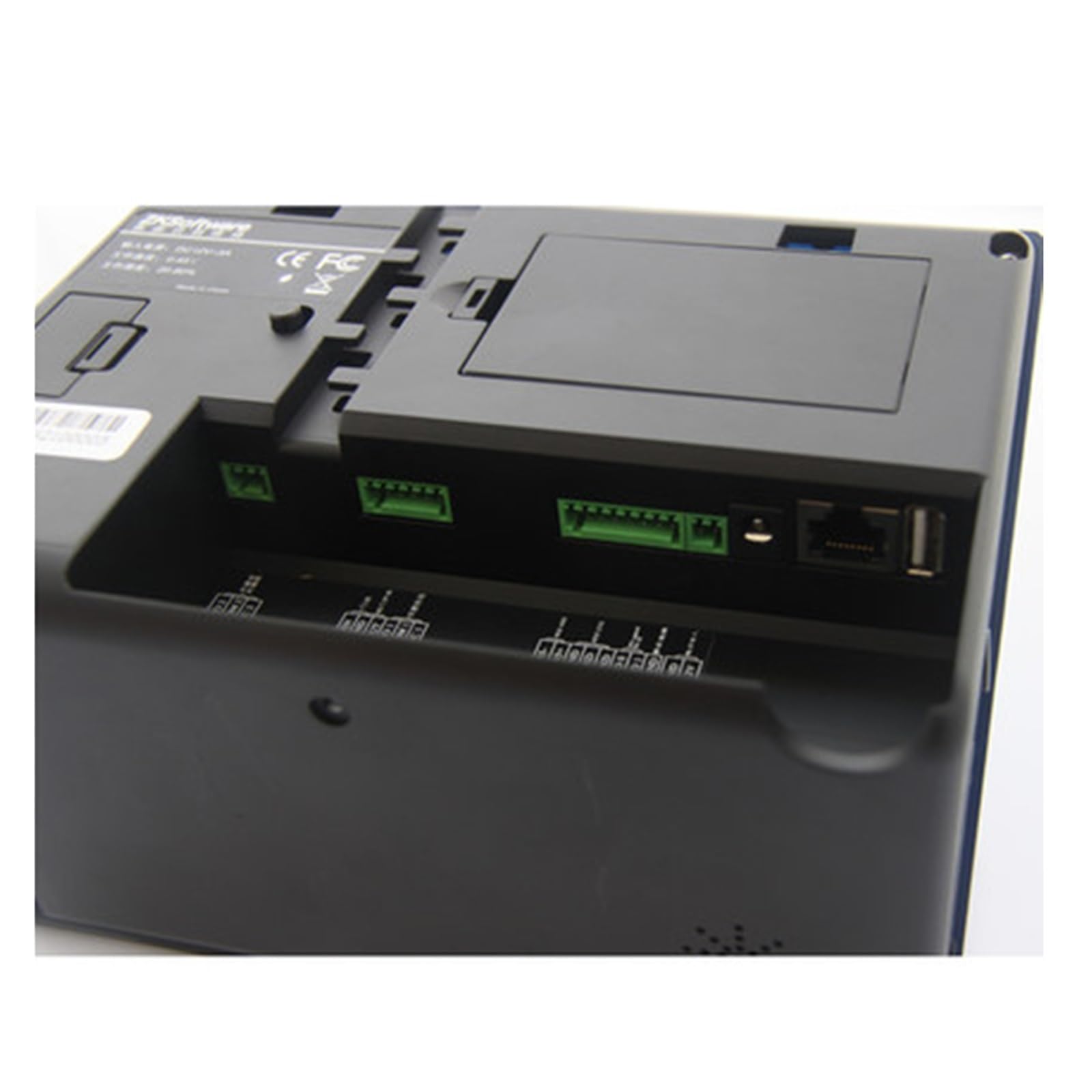 Reloj de control de huella dactilar, biométrico de tiempo de asistencia lector de huellas dactilares USB reloj de tiempo Máquina de Control de acceso de empleado con batería ampliamente utilizado en l