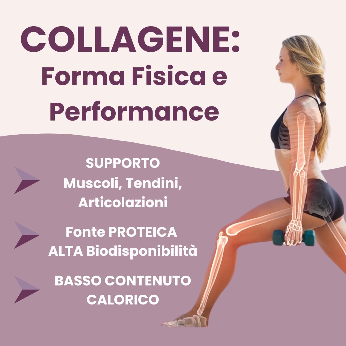 FITOERA Collagene Marino in Polvere 500g – Con Acido Ialuronico, Biotina, Vitamina C, E, Zinco e Resveratrolo – Per Pelle, Capelli e Unghie – Alta Solubilità – Made in Italy