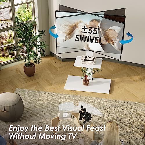 FITUEYES Universal TV Stand with Iron Base for 50-85 inch, TT208-EU - Image 4