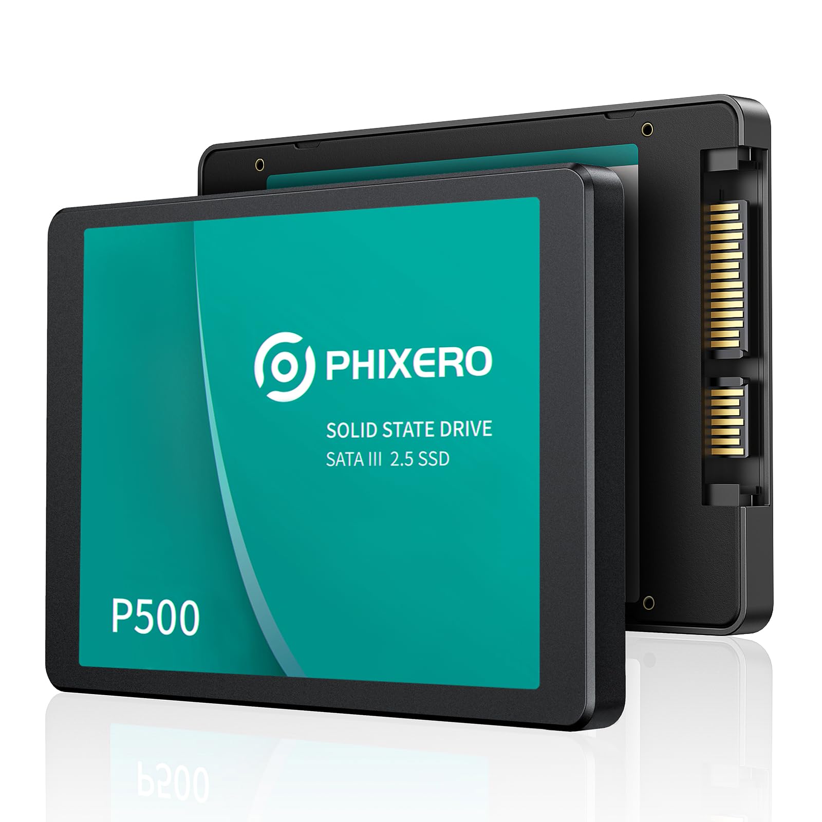 PHIXERO P500 - Disco Duro Interno de 256 GB 3D NAND, SATA de 2,5 Pulgadas, 6 GB/s, Unidad Interna de Estado sólido para portátiles, Ordenadores de sobremesa y PC de Consola de Juegos