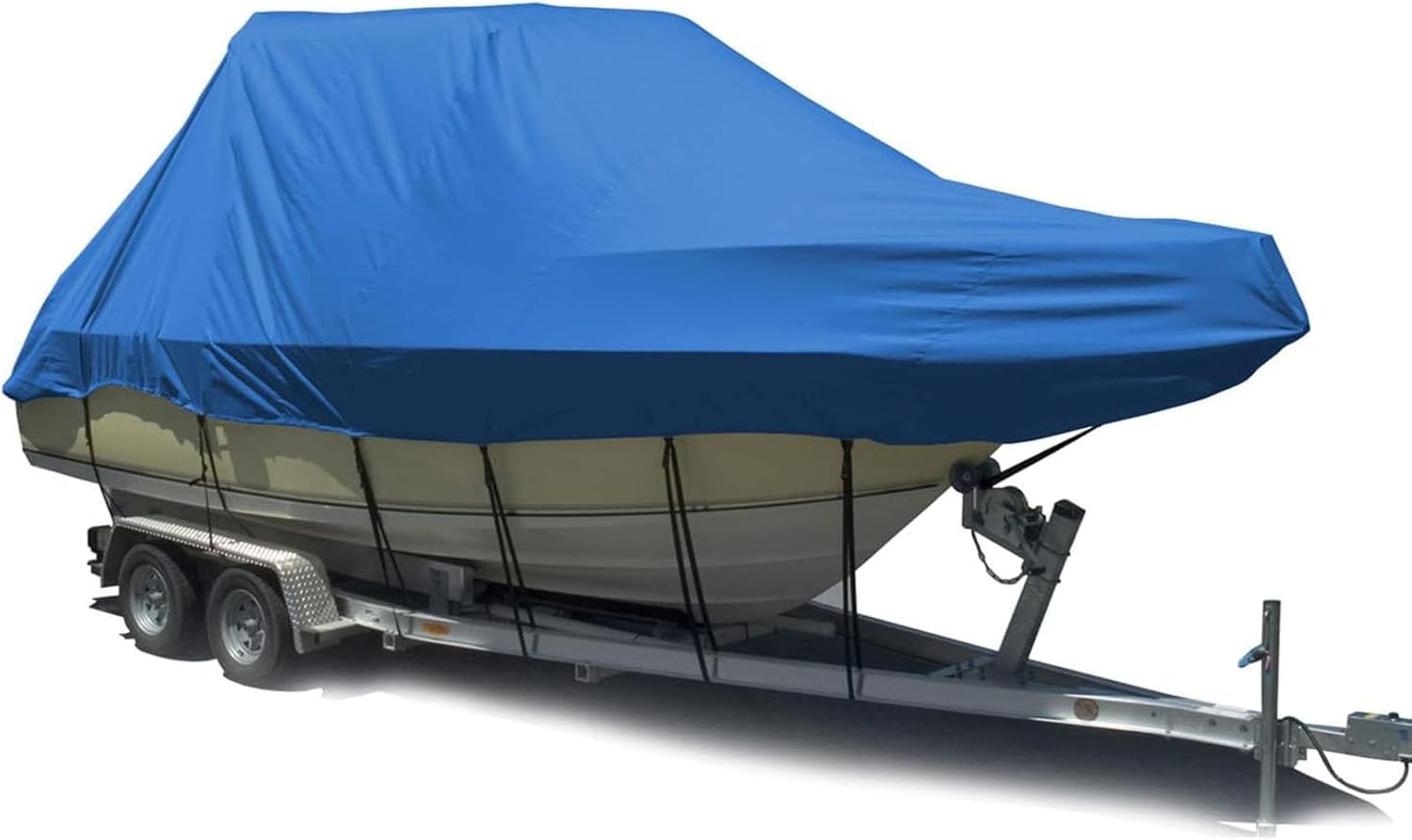 Bâche bateau étanche Oxford 210D bleu | Housse robuste de transport 17-19 FT