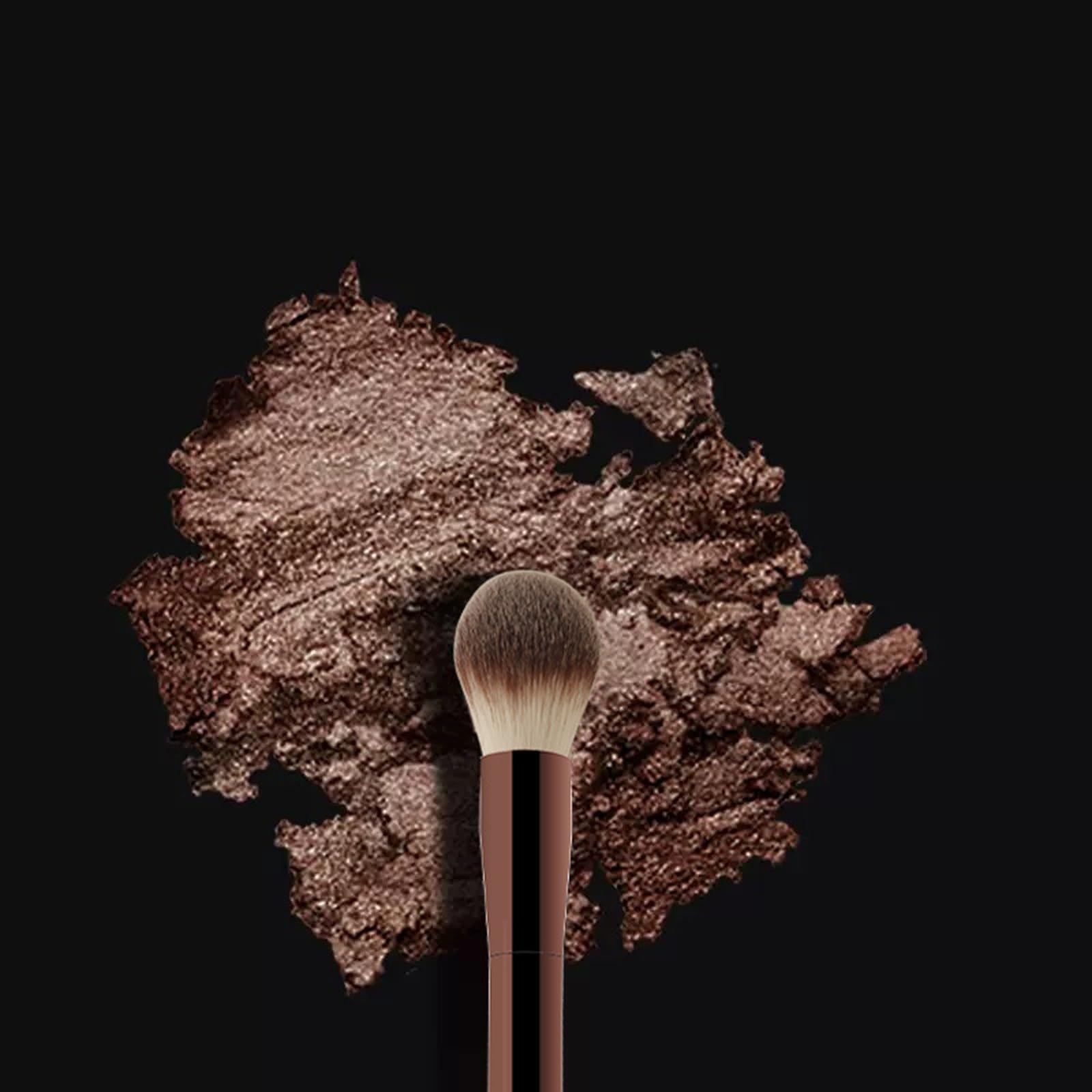 Juego de Brochas de Maquillaje Set De Maquillaje 10 Piezas Con Polvos, Colorete, Base, Brocha For Sombras Ojos Profesional
