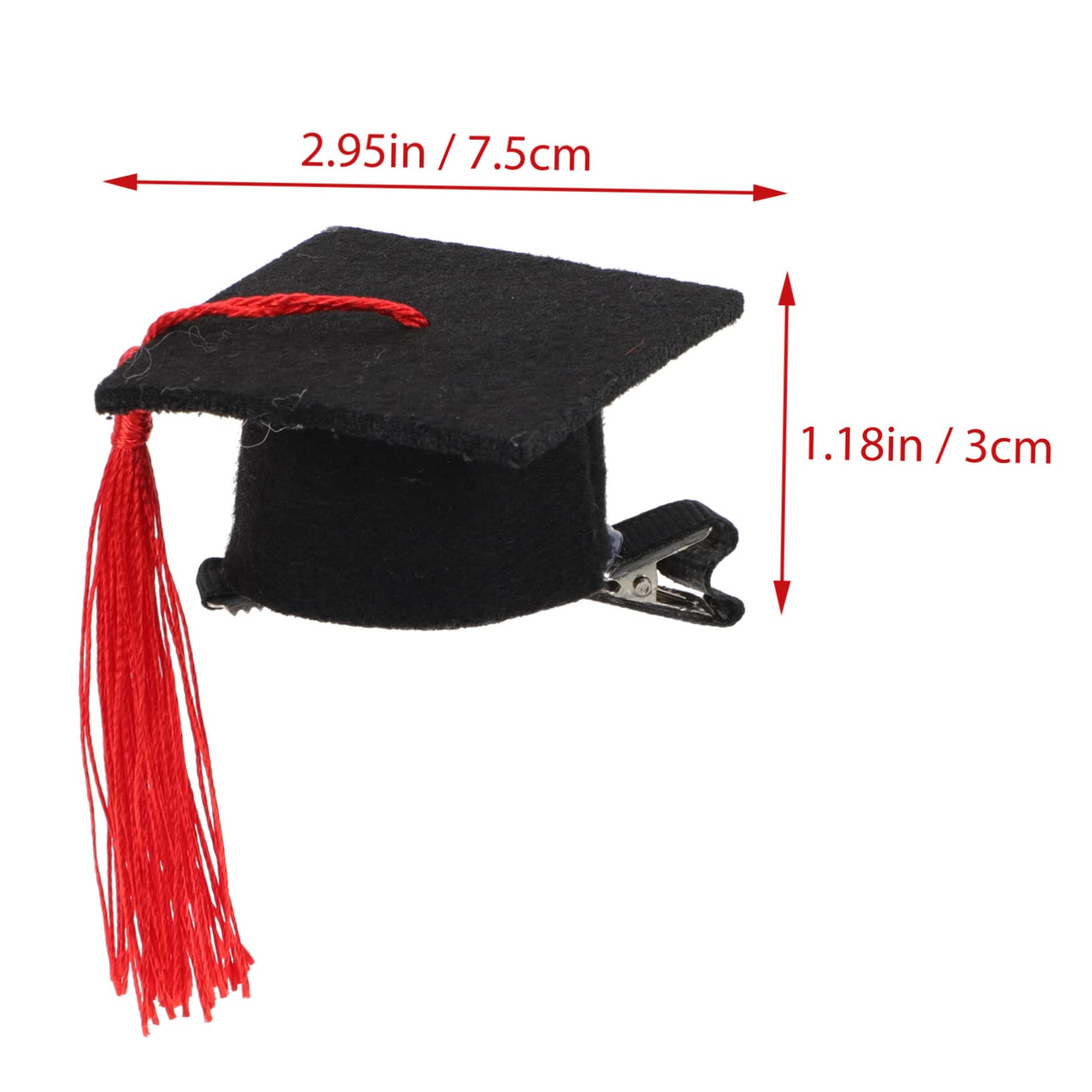 LABRIMP 8 Pezzi Fermagli per Decorativi Forma Cappello Laurea per Feste Laurea Accessori per Foto e Divertimento Sicuri e Fashion per Laureati e Amici
