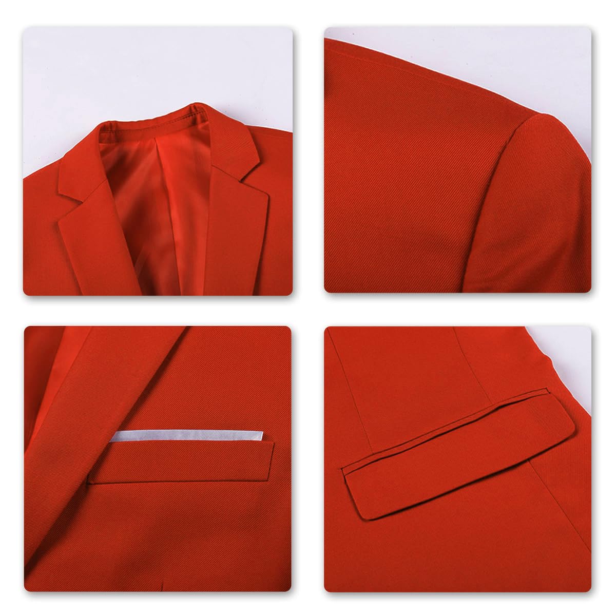 Allthemen Abiti da Uomo 2 Pezzi Suit Slim Fit Wedding Dinner Tuxedo Abiti per Uomo Business Casual Giacca e Pantaloni 10 Colori Disponibili