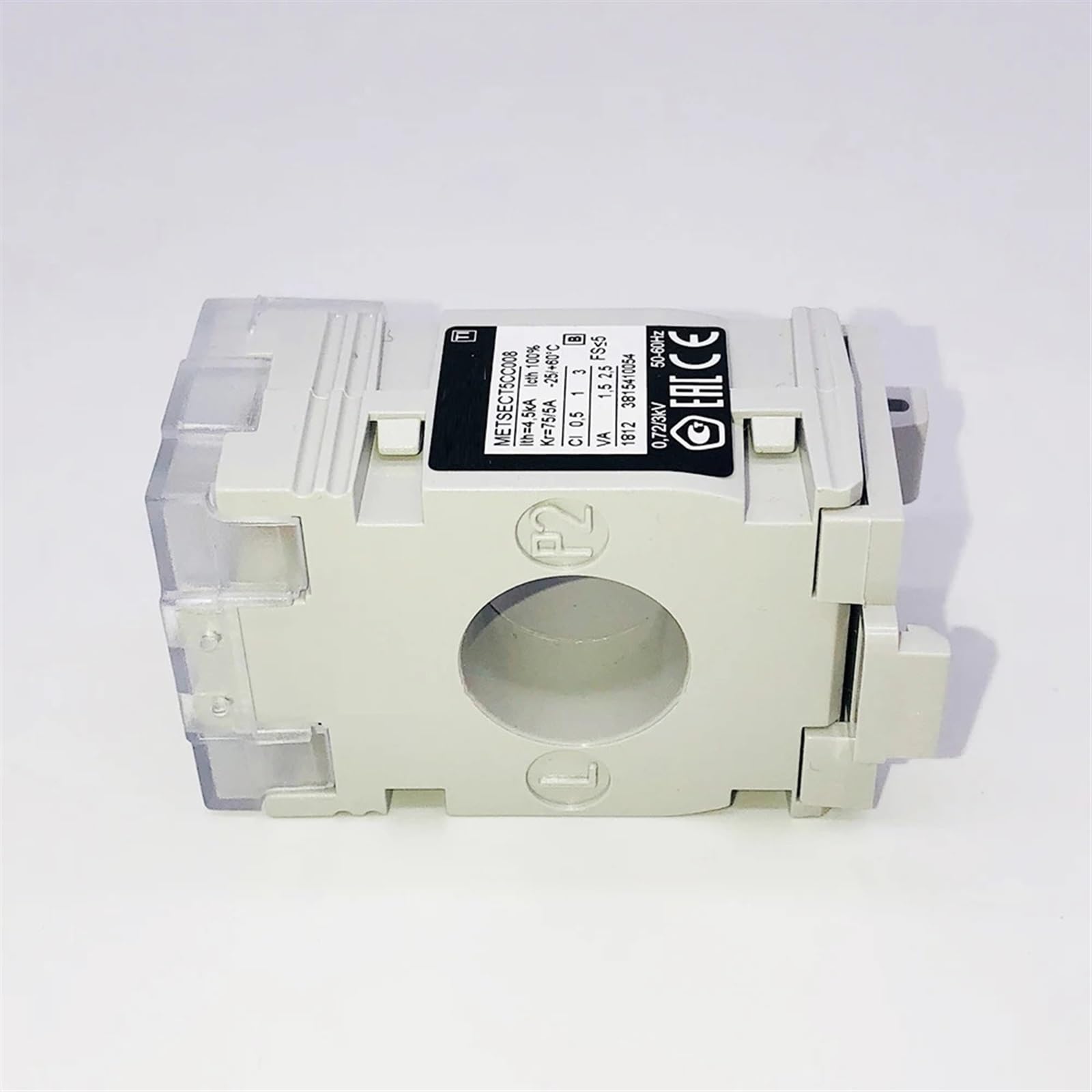 Transformateur de courant 75/5A METSECT5CC008 chaleur humide et mesure intensité