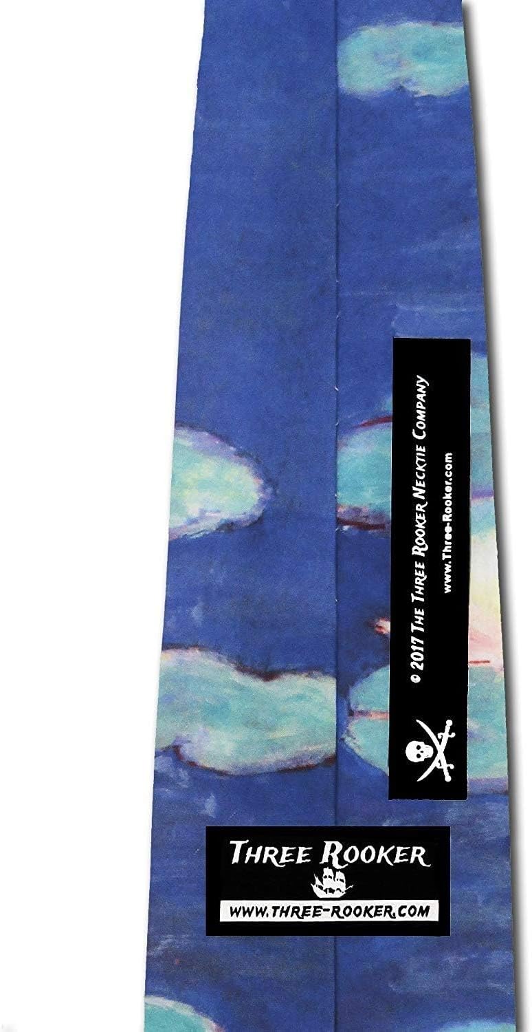Three Rooker Water Lillies Ties Art Tie Monet Neckties