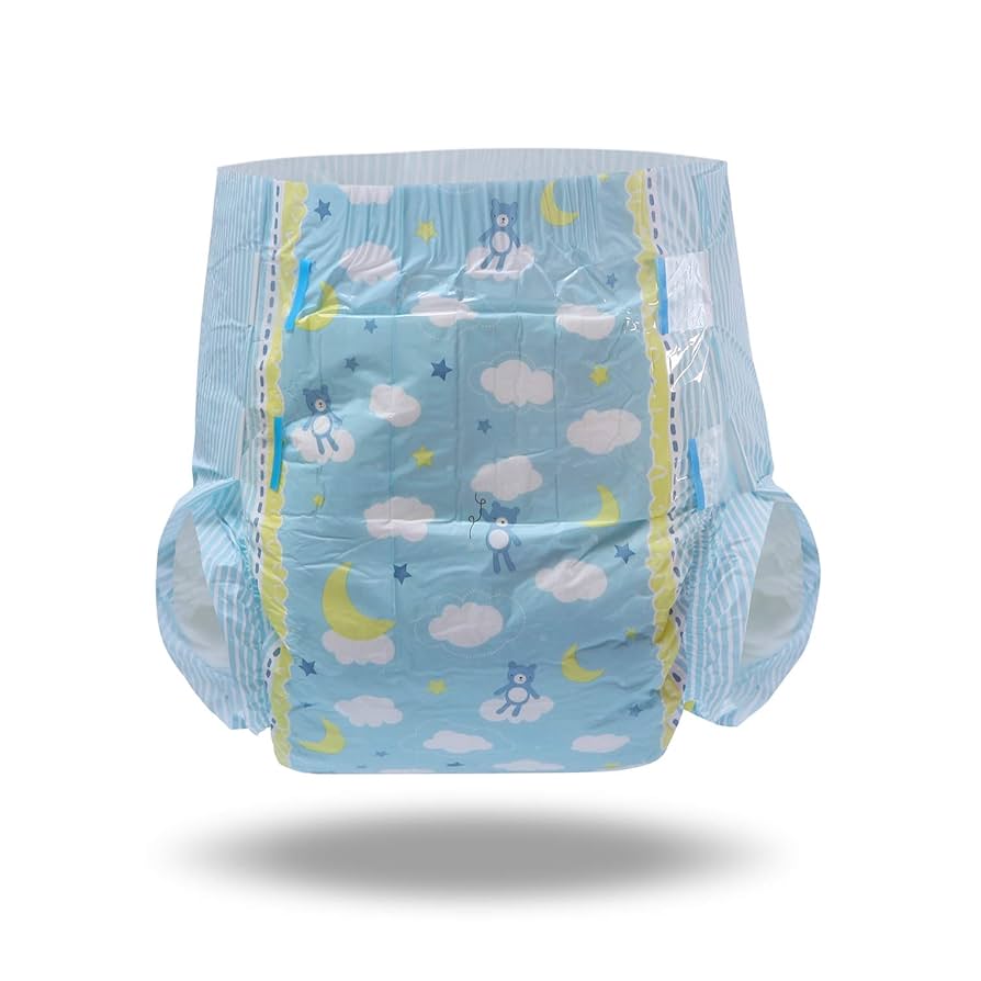 Littleforbig 保育園セット ABDL Littleforbig Adult Baby Usagi Printed Diaper 10 Pieces, Size