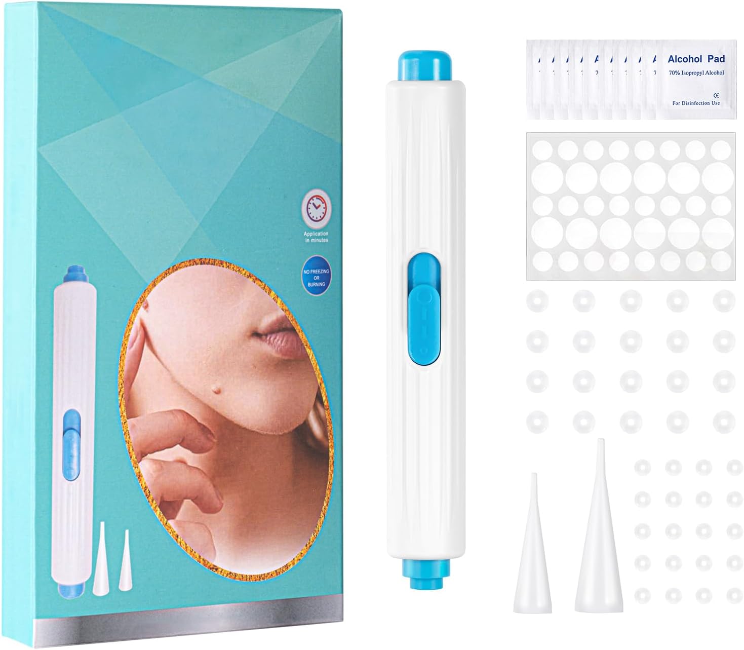 Removal Kit for Skin Care, One Hand User Friendly Design, Safe and Effective for Home Use