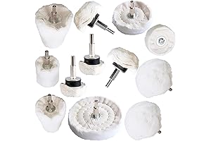 Polishing Pad Buffing Wheel Kit 12 Pack for Drill