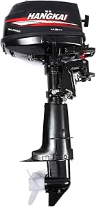 Buy HANGKAI 12HP 2-Stroke Fishing Boat Engine Outboard Motor Long Shaft