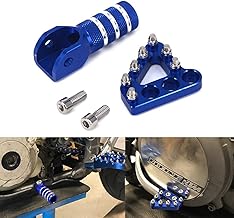 JFG RACING Motorcycle Rear Brake Pedal + CNC Motorcycle Gear Lever Pedal for 125-530 SX EXC XCF XC XCW SXF SMR-Blue