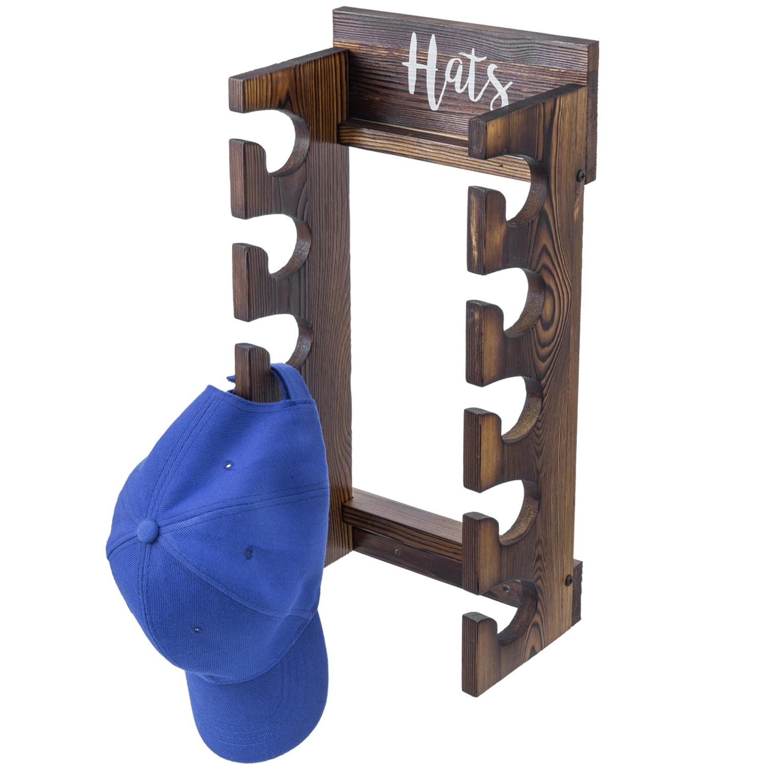 Porte-manteau En Bois Vintage Pour Casquettes Et Vestes - Thème Baseball - Unique