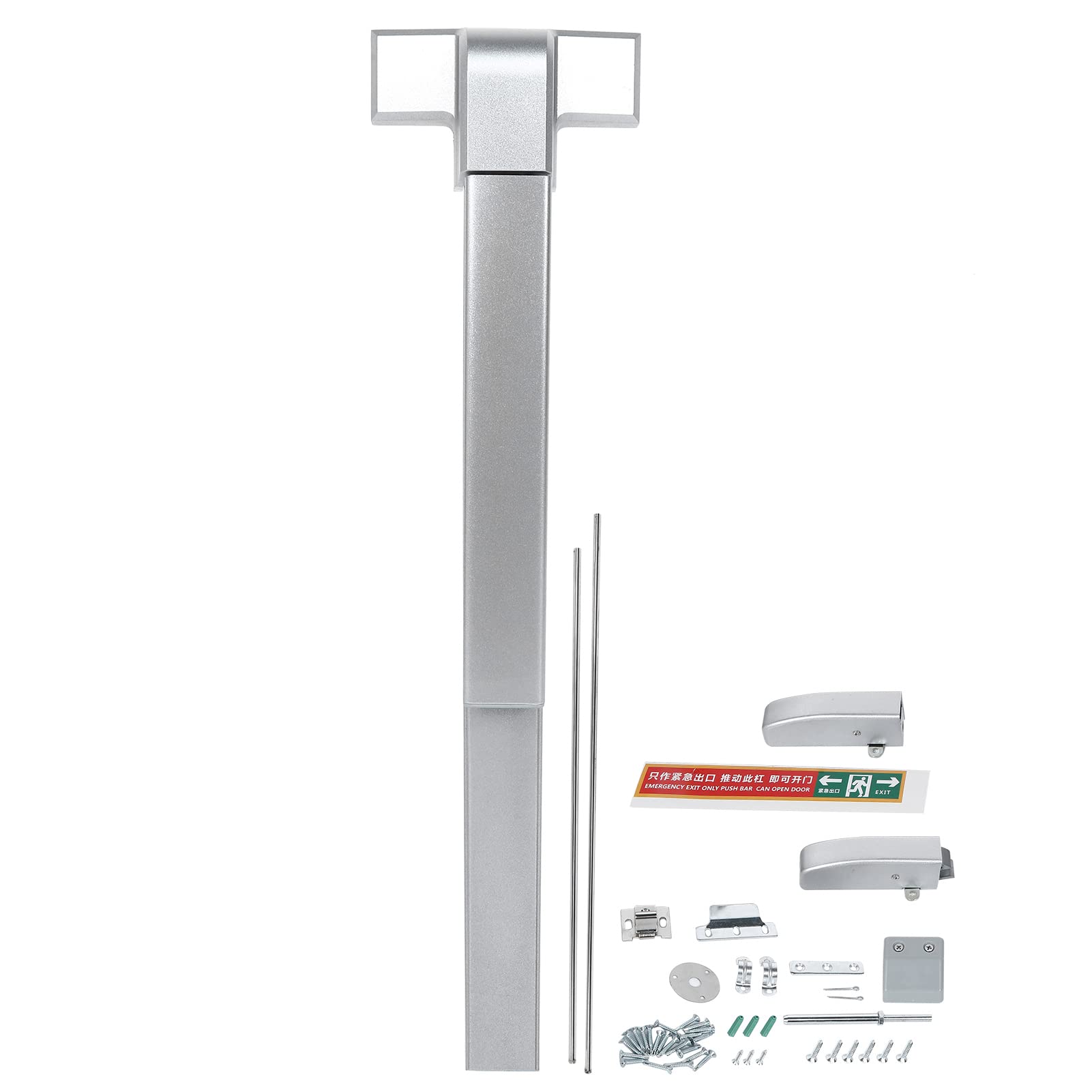 Cerradura de Varilla de Empuje única, Cerradura de Puertas contra Incendios, Barra de Empuje Horizontal, Dispositivo de Salida, Herrajes para Puertas y Ventanas y Cerraduras