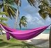 Gold Armour Camping Hammock - XL Double Hammock Portable Hammock Camping Accessories Gear for Outdoor Indoor with Tree Straps, USA Based Brand (Fuchsia and Pink)