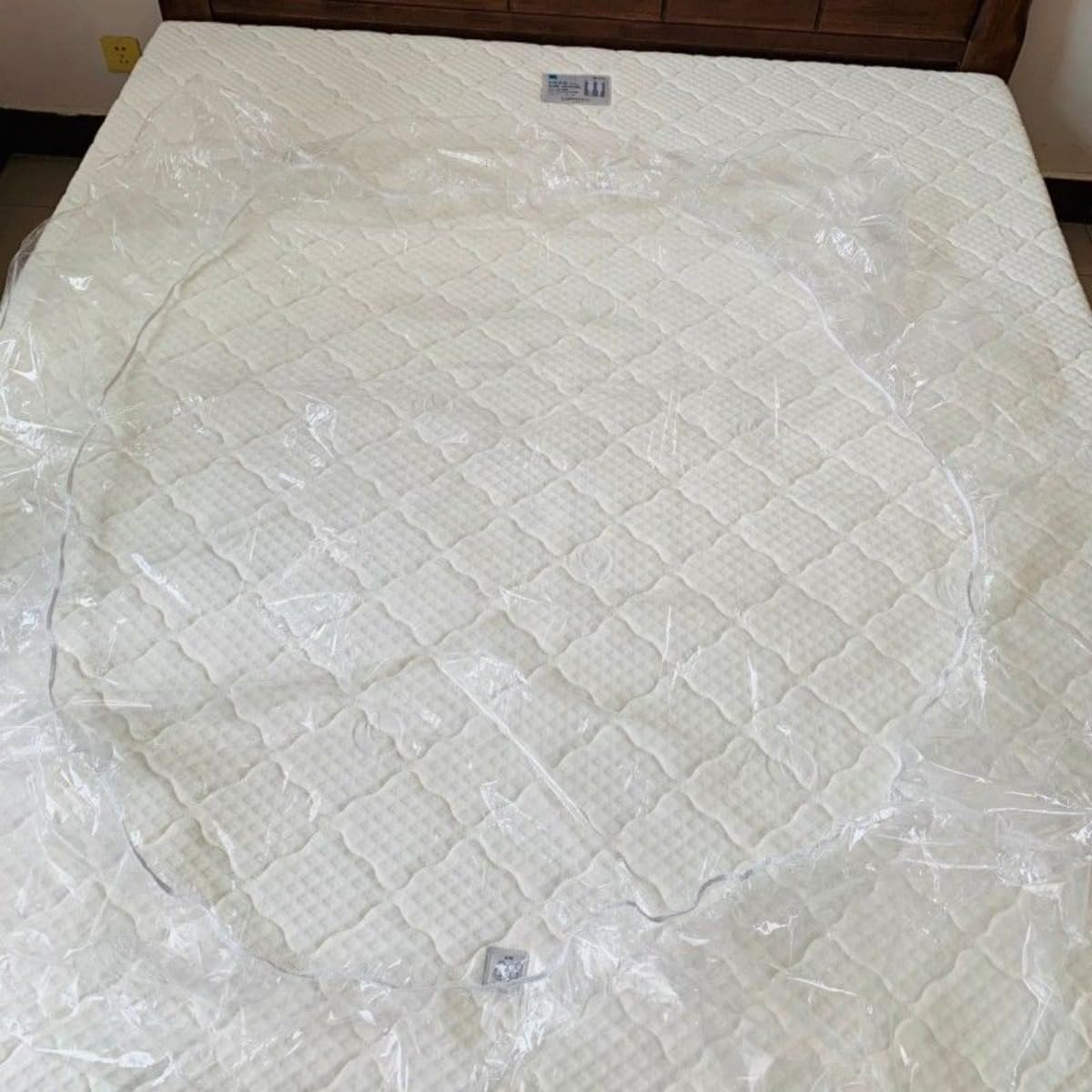 Waterproof Mattress Protector Vinyl Plastic Twin Full Queen King Fitted Sheet Bed Mattress Cover Bedwetting Incontinence Protection Easy