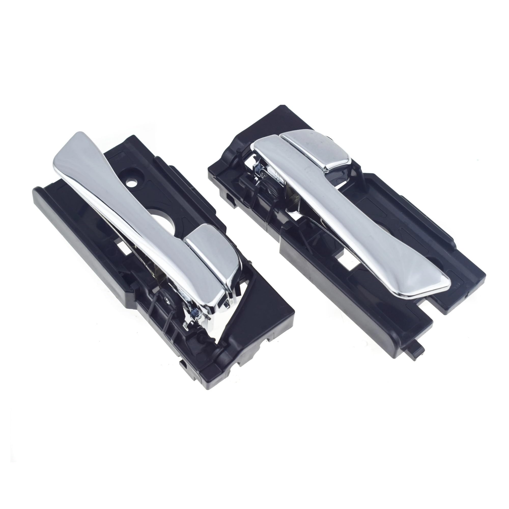 Nhsijpo Automotive Interior Door Handle for Hyundai for Accent 1.6L I25 Solaris Verna Chrome Interior Door Handle Front Rear Left Or Right(Front Pair 2 pc)
