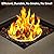 Electactic 28 Inch Propane Fire Pit Table, 3-in-1 Multi-Use 50,000 BTU Square Gas Fire Pit with Lid & Lava Rock, Steel Tabletop, Adjustable Flame, for Patio, Backyard, Deck, Outdoor Gatherings