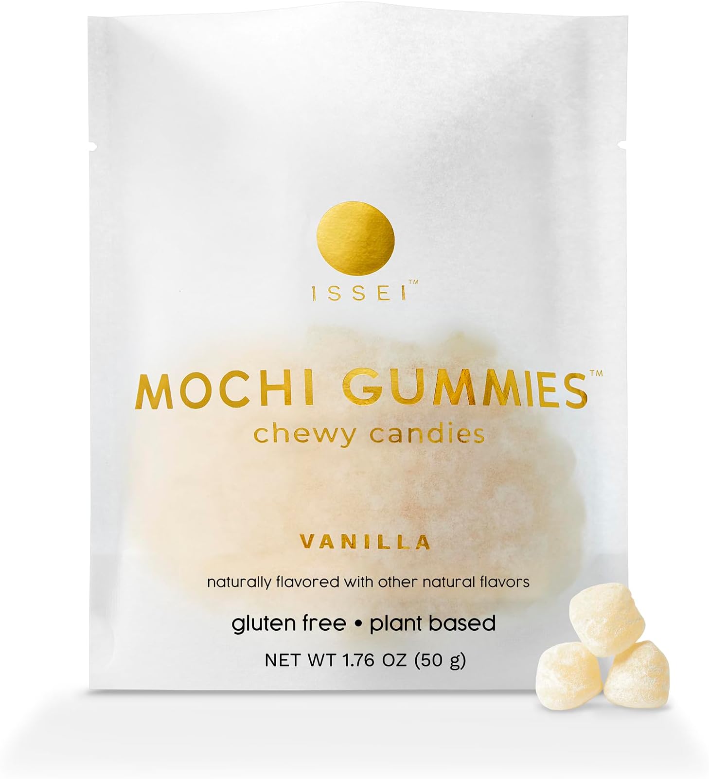 Issei Vanilla Mochi Gummies, 1.76 OZ