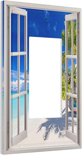 Miniatura 90 de Placa de pared de tortugas marinas, hierba oceánica, medusas, peces y algas marinas, placa de pared de doble palanca, cubierta de interruptor de luz