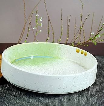 花器　水盤 Amazon.co.jp: Fukuka 花器 水盤 25CM フラワーベース 花瓶