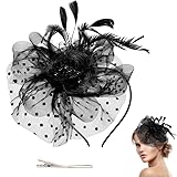 【Vintage-Haarschmuck】 Klassische Stirnbänder im Retro-Stil, Damenmode-Stirnbänder aus den 1920er bis 1950er Jahren, geeignet für alle Arten von Retro-Kleidung und -Frisuren und können nach Belieben geändert werden.