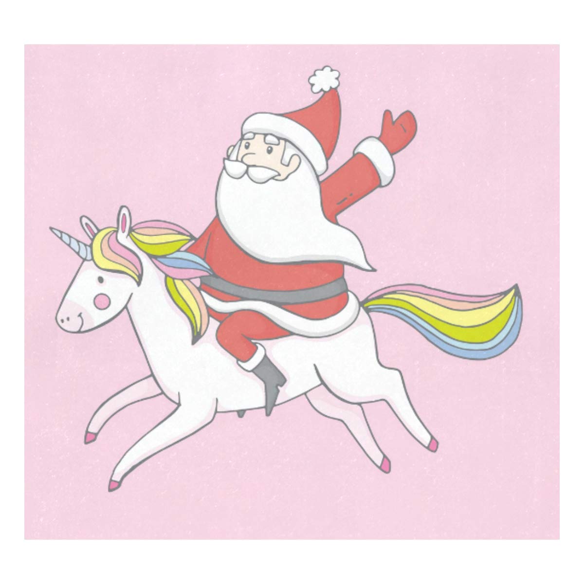 Taza de viaje de acero inoxidable con aislamiento al vacío, doble pared, a prueba de fugas, diseño de Papá Noel, unicornio, impreso personalizado, termo envuelto en piel auténtica, 500 ml