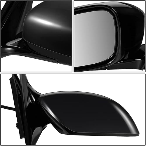 Miniatura 6 de DNA Motoring OEM-MR-IN1321116 Espejo retrovisor calefactable manual con calefacción lateral derecho compatible con G37 2009-2010