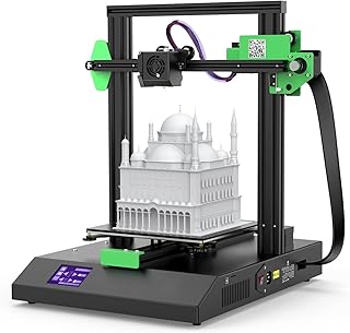 3D Printer with Auto Leveling Kit and Heated Bed, FDM 3D Printer Large Build Size 8.7x8.7x9.8 inch for 1.75mm PLA/ABS Filament, 8G SD Card, Resume Printing Function, 10m PLA Filament