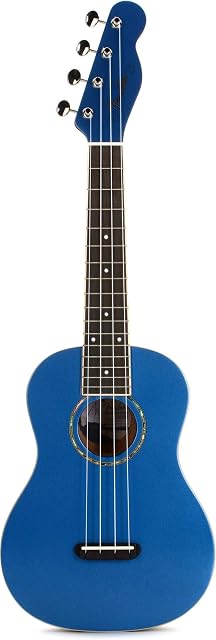 Fender Zuma Concert Uke, Walnut Fingerboard, Lake Placid Blue (971630002)