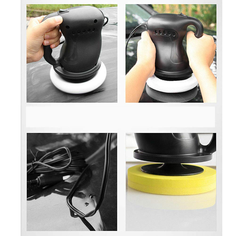 DOBO 12V Lucidatrice Levigatrice Auto Carrozzeria Lucidatore Ceratura Cera Polish con Panno Cuffia per utilizzo