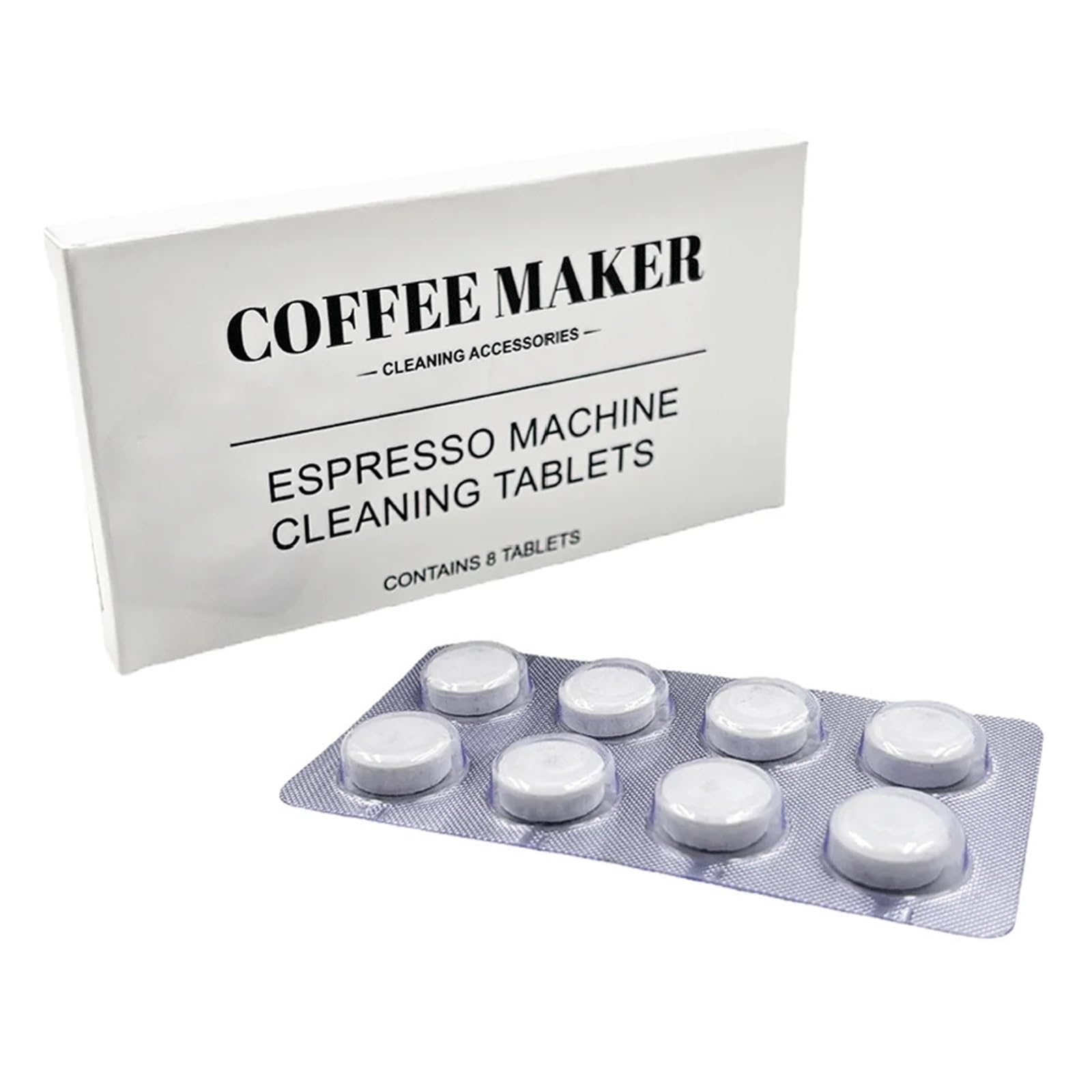 Waschmaschinenreiniger-Tabletten 8er-Pack Reinigungstabletten for Kaffeemaschinen(10 box)