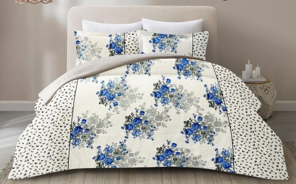 See full amazon price history chart for ViVAN : Era of Warmth & Comfort Floral Printed Microfiber Wrinklefree Super Soft 144 TC Bedsheet for Double Bed with 2 Pillow Covers (220x228 cm, White) ViVAN : Era of Warmth & Comfort Floral Printed Microfiber Wrinklefree Super Soft 144 TC Bedsheet for Double Bed with 2 Pillow Covers (220x228 cm, White) (B0CYPSPKN7) Amazon Price History, Amazon Price Tracker