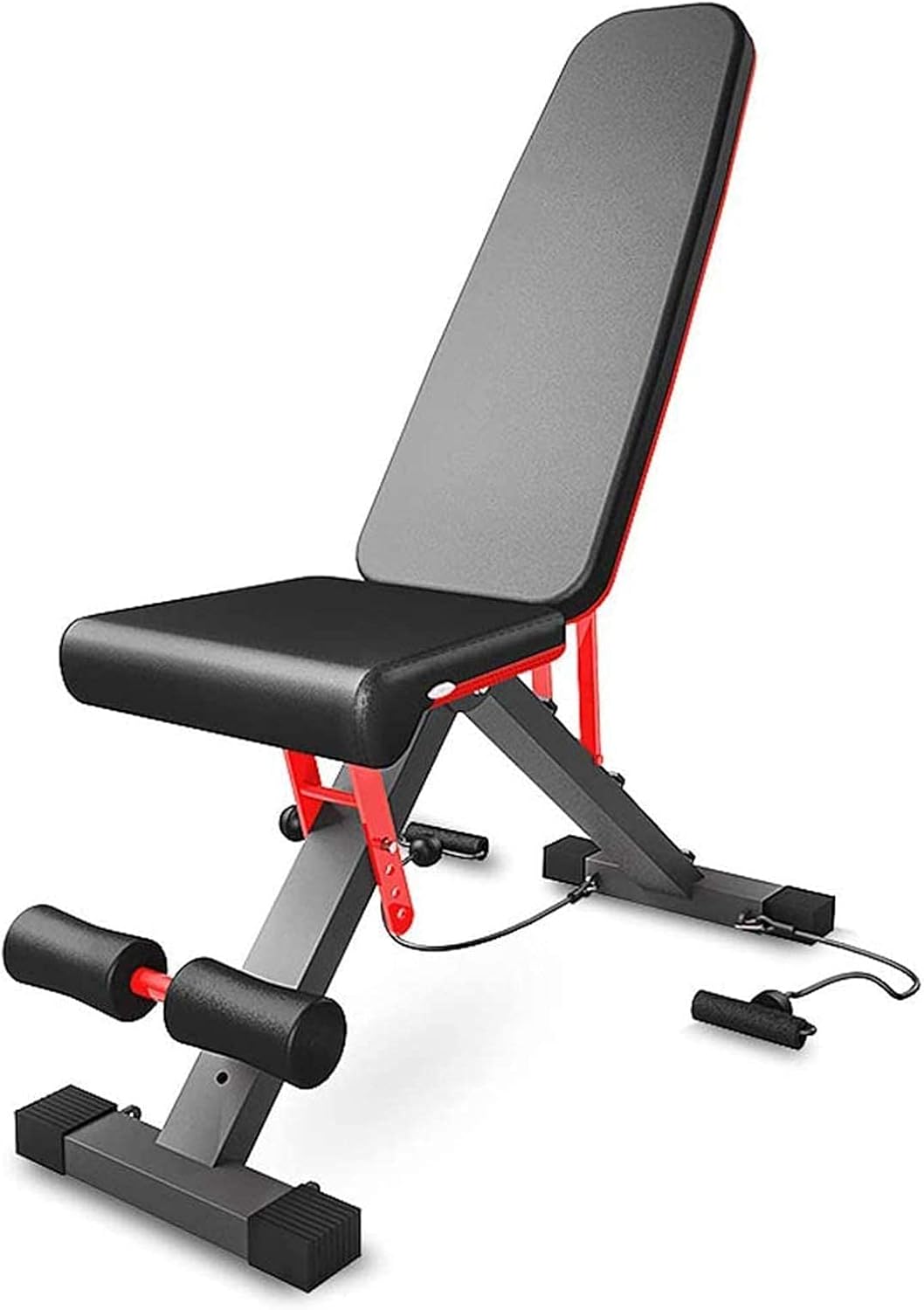 OMaju Fitness Equipment Weight Bench, Standard Weight Benches Folding Dumbbell Bench Fitness Chair Home Multi-Function Sit-Up Board Abdominal Muscle Fitness Equipment