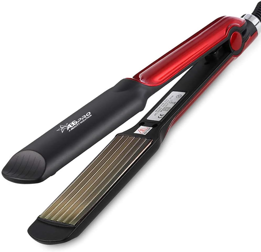 Professional Feel ABS Pro Hair Crimper For Women Electric Hair Styler, Multicolor