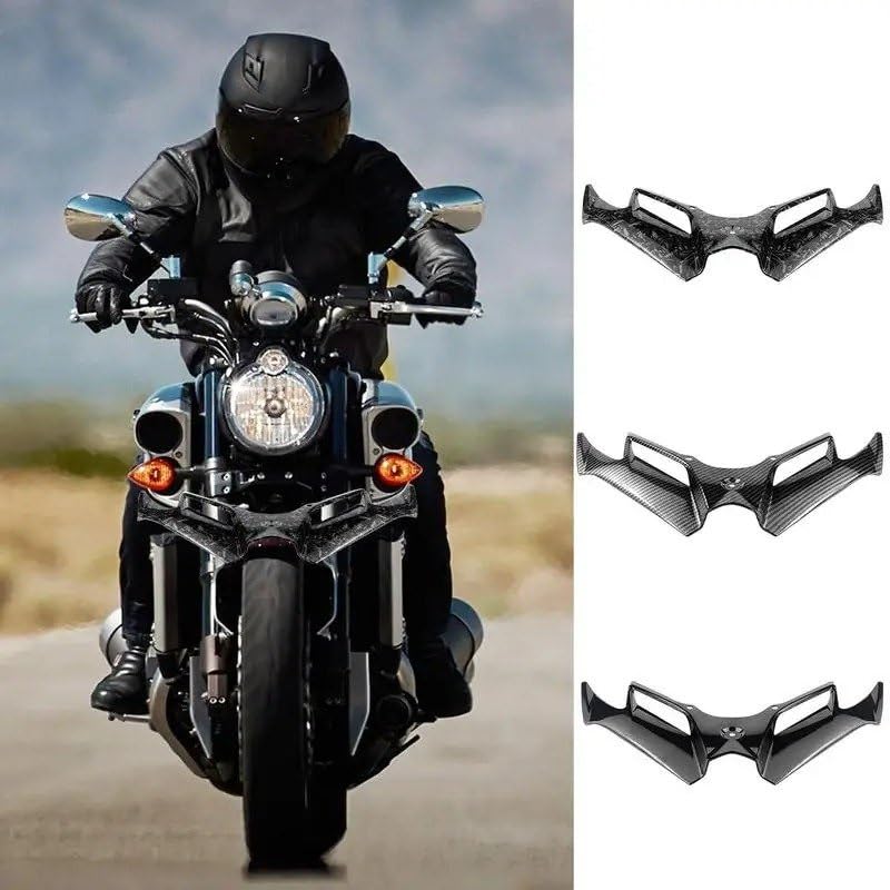 Aileron aérodynamique pour stabiliser le train avant instable de la Ninja 300