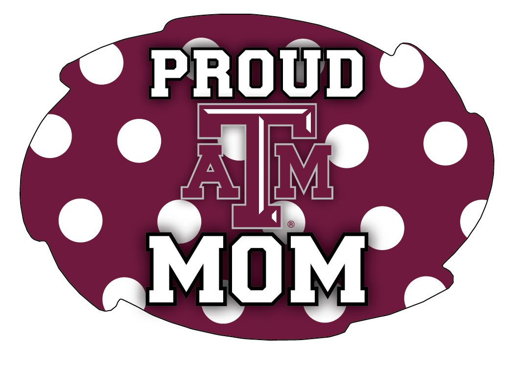 Texas A&M Aggies Proud Mom Magnet Single Officially Licensed Collegiate Product
