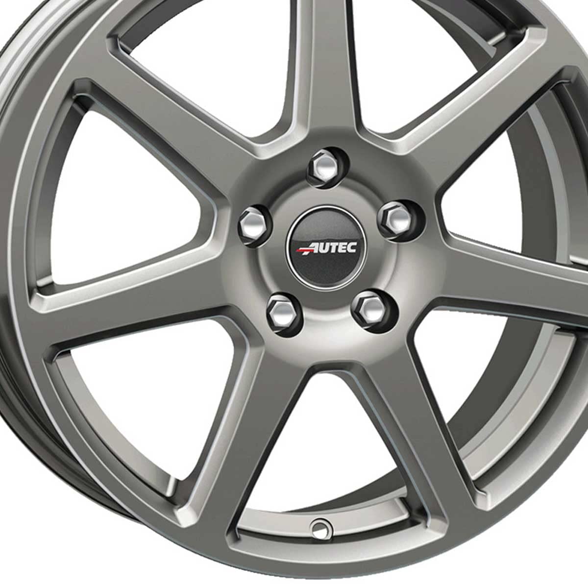 4x Llantas AUTEC TALLIN 6.5x16 ET38 5x112 Titansilber