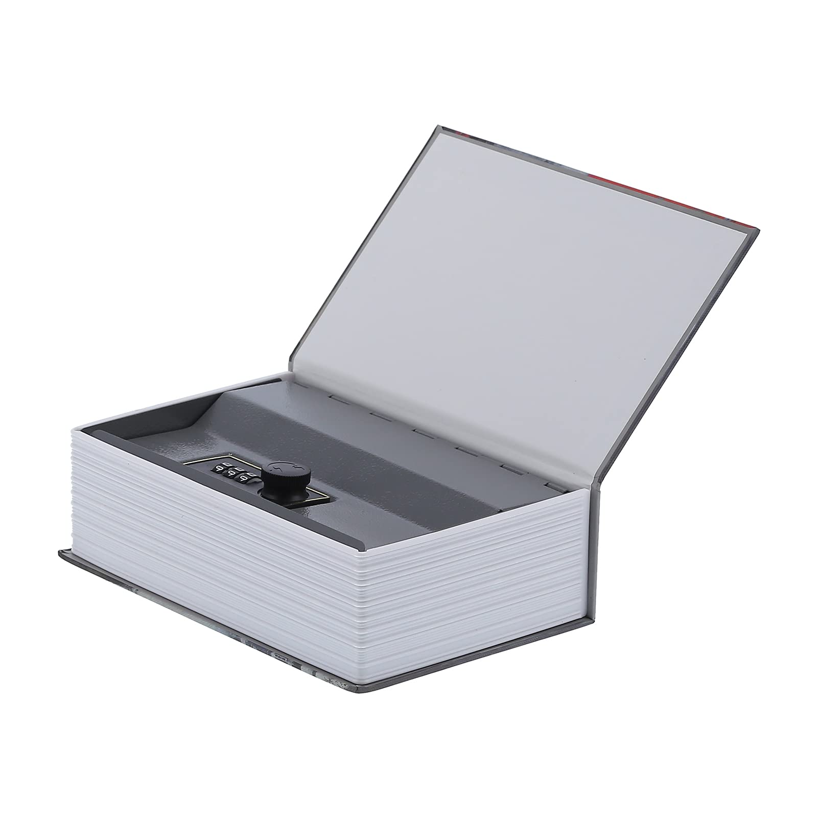 Shenruifa Book Safe Box, Portable Simulation Book Shaped Safety Storage Box with Password for Storage Money Important Items - Image 3