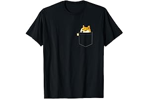 Joke Dogecoin Shirt Faux Fake Pocket Cryptocurrency Doge Meme Premium Tee