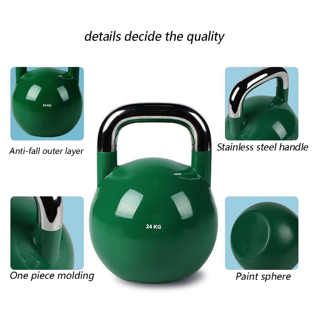 Kettlebell HUAHUA Professionale Atletica, Stampaggio di Un Pezzo, Resistenza alla Caduta, Resistenza alla Pressione, 4kg, 6kg, 8kg, 10kg, 12kg, 14kg, 16kg, 18kg, 20kg, 22kg (Size : 4kg)