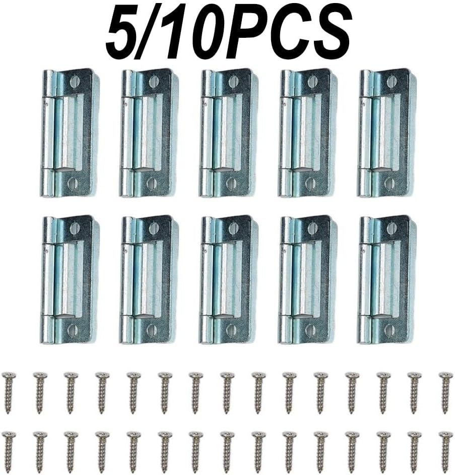 Steel Hinge System for Small Cupboard Applications Great Fit for Caravans and Mobile Homes, Multiple Options (5pc)