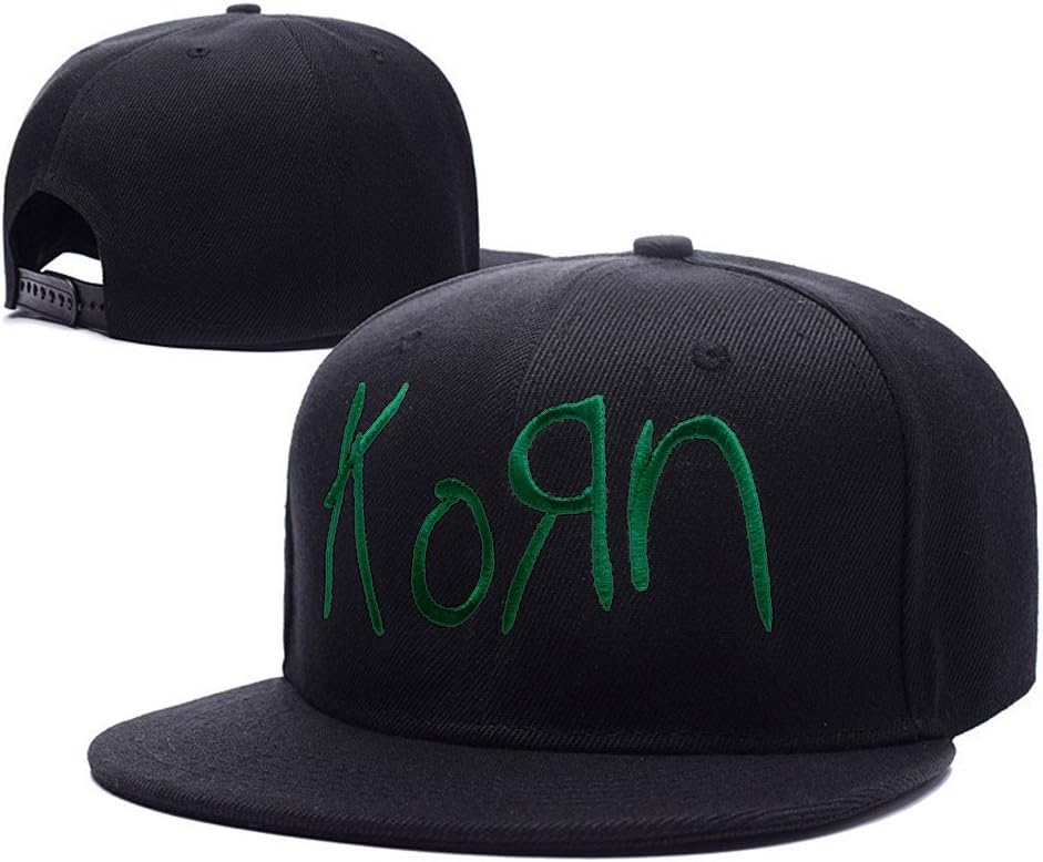 Korn Band Logo Adjustable Snapback Embroidery Hats Caps