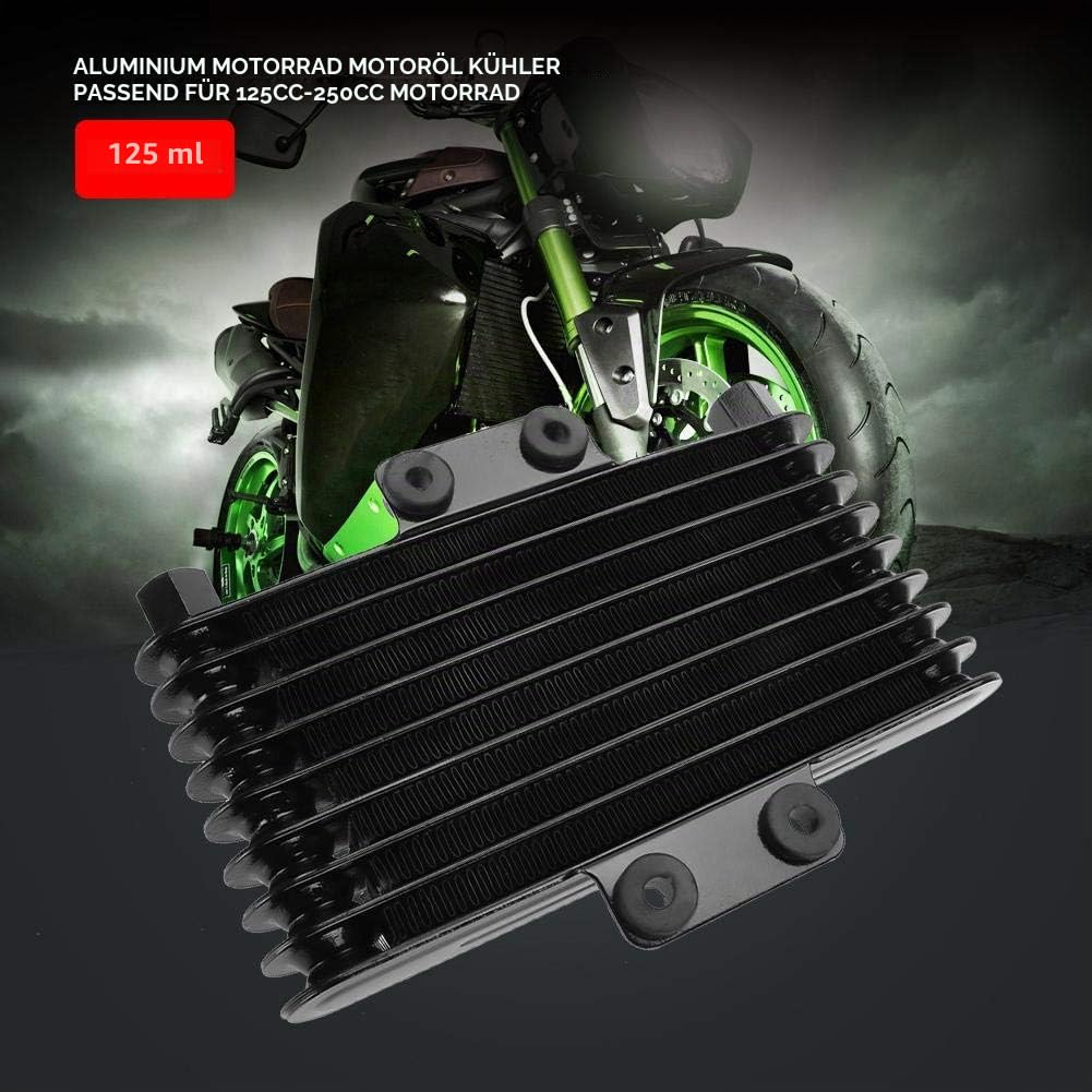 Für Ölkühler - Motorölkühler Ölkühlerkühler Universal Ölkühler 125 Ml Motorölkühler Kühler Universal Zusatz Ölkühler Set Für Motorrad Dirt Bike Atv