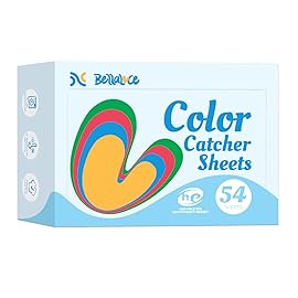 Catcher Sheets for Laundry 54 Count, Dye Catcher to Prevent Color Runs, Grabber Sheets for Home, Apartment, Dorm, Hotel