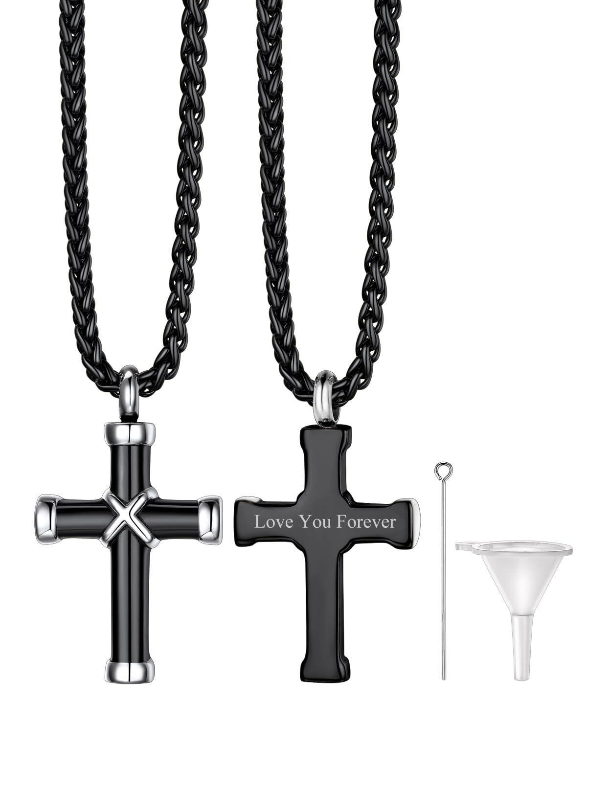 Richsteel Urn Necklaces for Ashes for Women Men Cremation Pendant