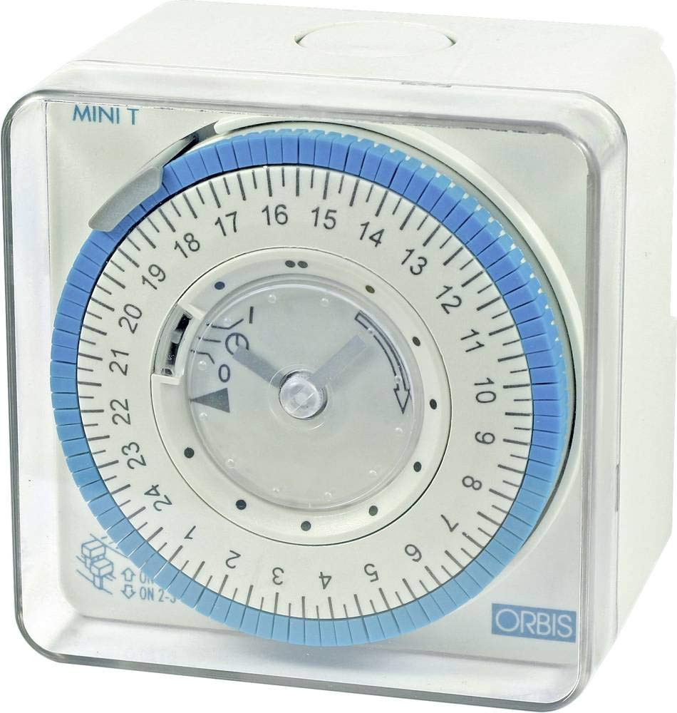 ORBIS OB251032 MINI T-D Timer 230V Surface Mount Analogue DIN Rail