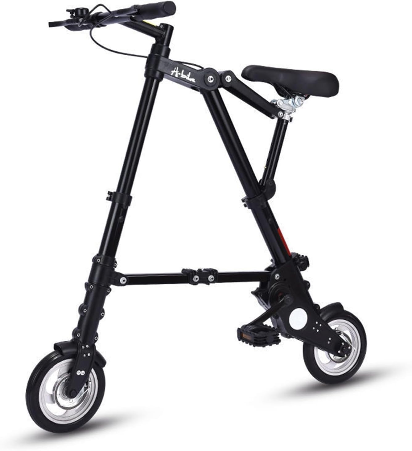 Mini Vélo Ville Pliage Rapide avec Roues Aluminium 8 Pouces, Mini Vélo Portable Ultraléger pour Adultes E,8in